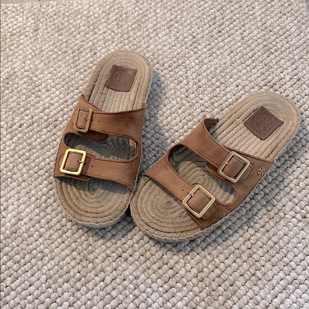 Tory Burch Selby Espadrille Slide Sandals